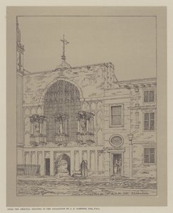 Cappella della Guildhall, King Street, Cheapside, Londra, 1815 da Robert Blemell Schnebbelie